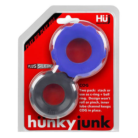 Hunkyjunk COG 2 size c-ring 2 - pack - cobalt - tar